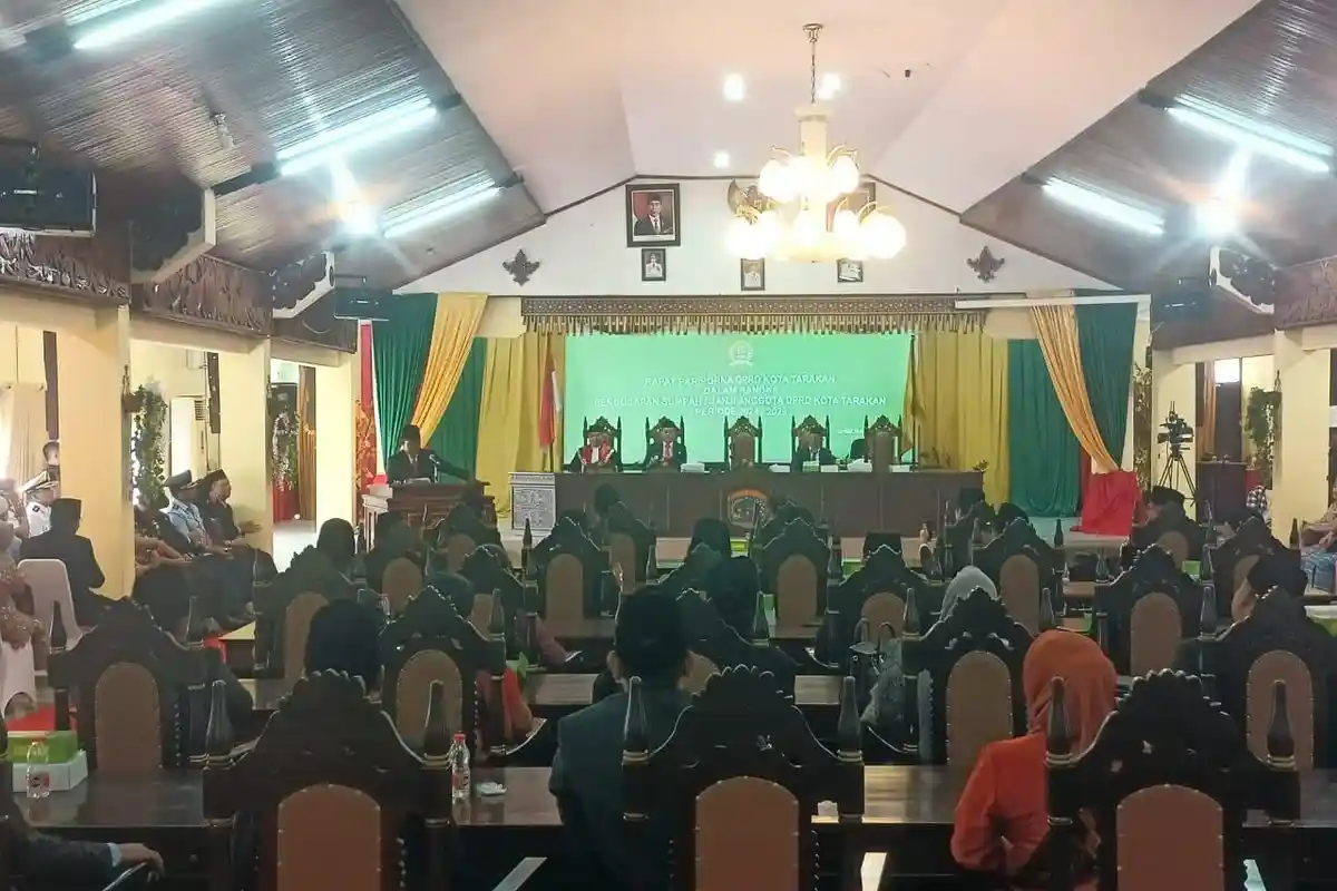 Muhammad Yunus dan Herman Hamid Terpilih Jadi Pimpinan Sementara DPRD Tarakan 