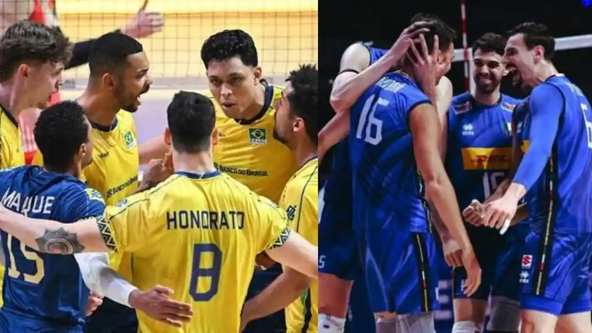 Tim Voli Brasil dan Italia Lolos ke Semifinal VNL 2025 Putra, Siapa Lawannya?