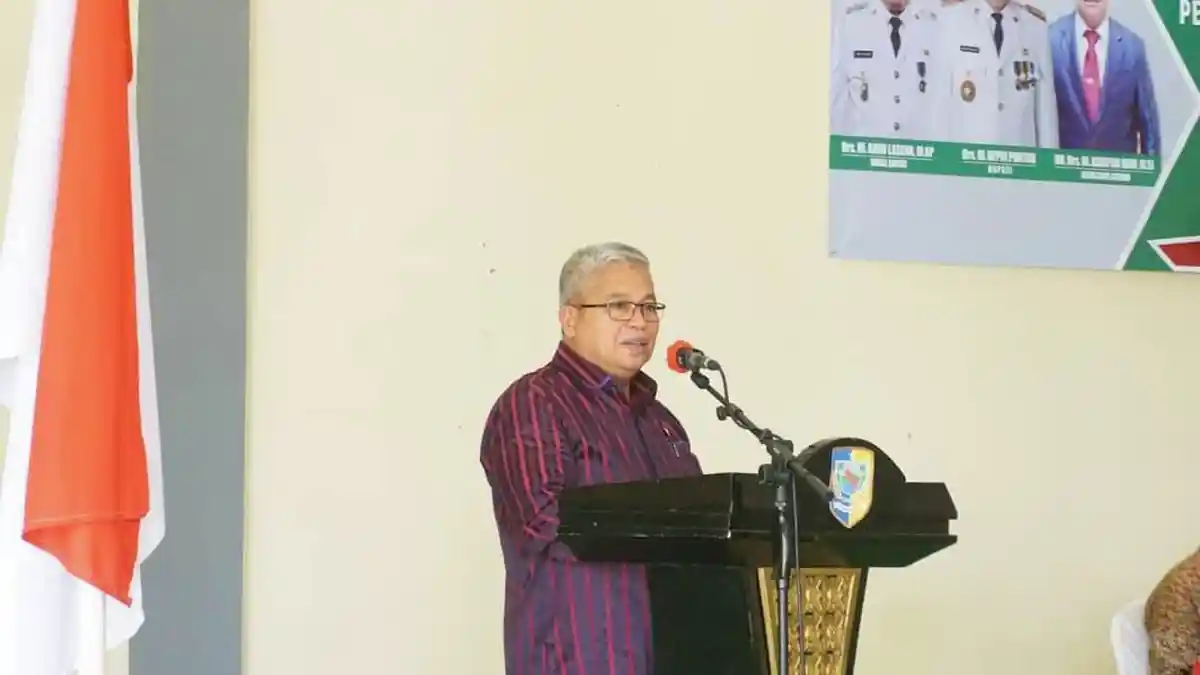Buka Rapat BKSU, Wabup Amin Lasena Bahas Pengembangan Sektor Pertanian dan Perikanan Bolmut  