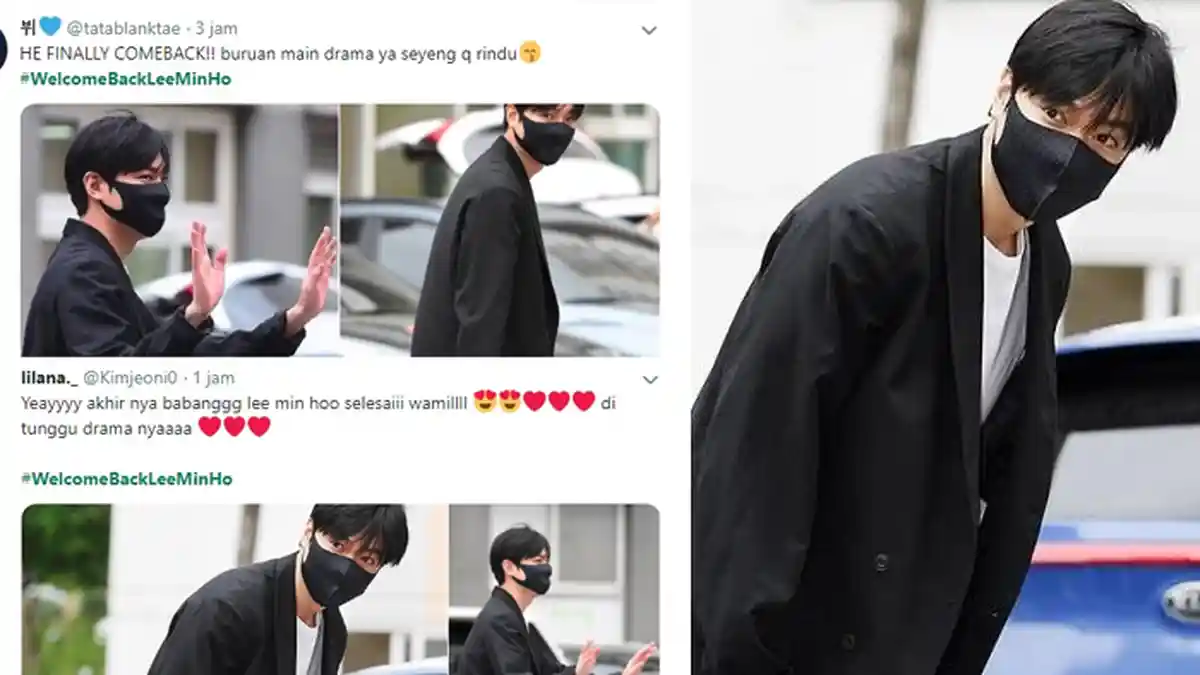Penampilan Terbaru Lee Min Ho Setelah 2 Tahun Wajib Militer, Netter Twitter Sambut Kepulangannya