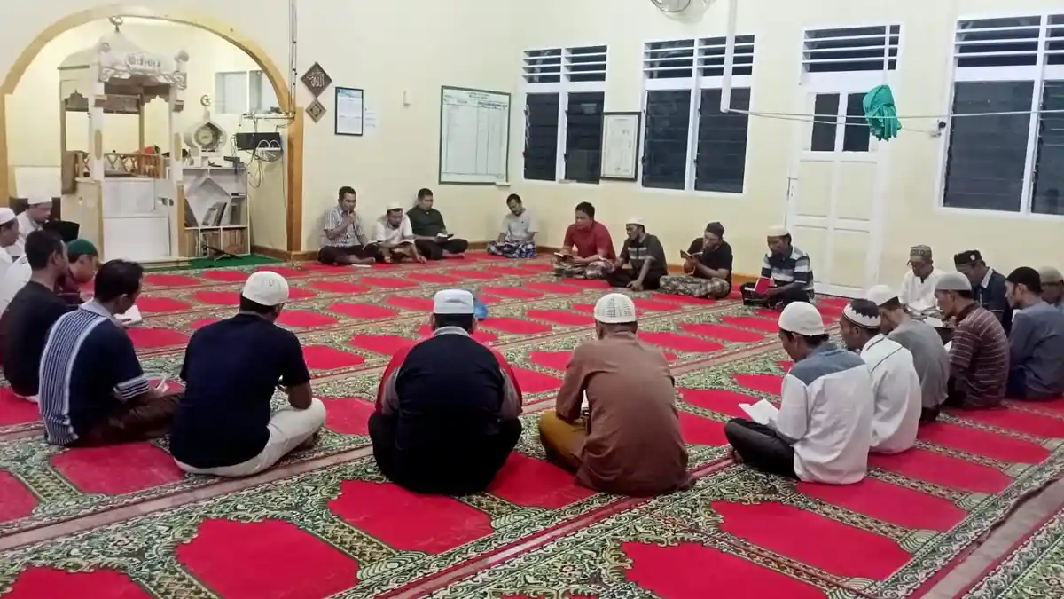 Tingkatkan Iman dan Taqwa, Lapas Padangsidimpuan Rutin Lakukan Pengajian Malam Jumat