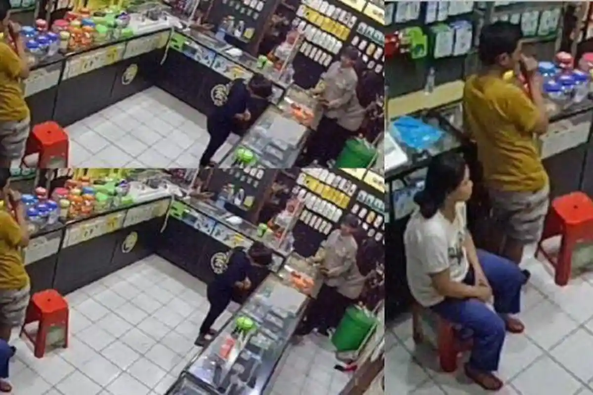 Viral Sejoli Pamer Ciuman di Surabaya, Karyawan Konter HP Kena Apes, Curigai Gelagat Sehabis Bayar