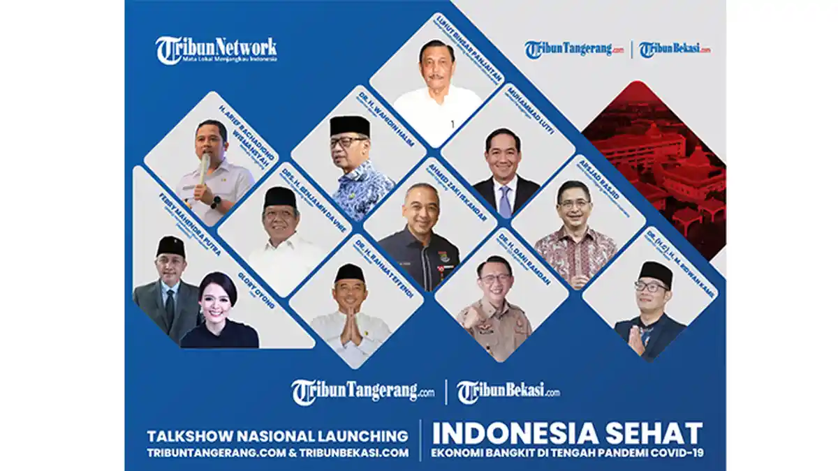 Talkshow tentang PPKM Dirangkai dengan Launching TribunBekasi.com dan TribunTangerang.com