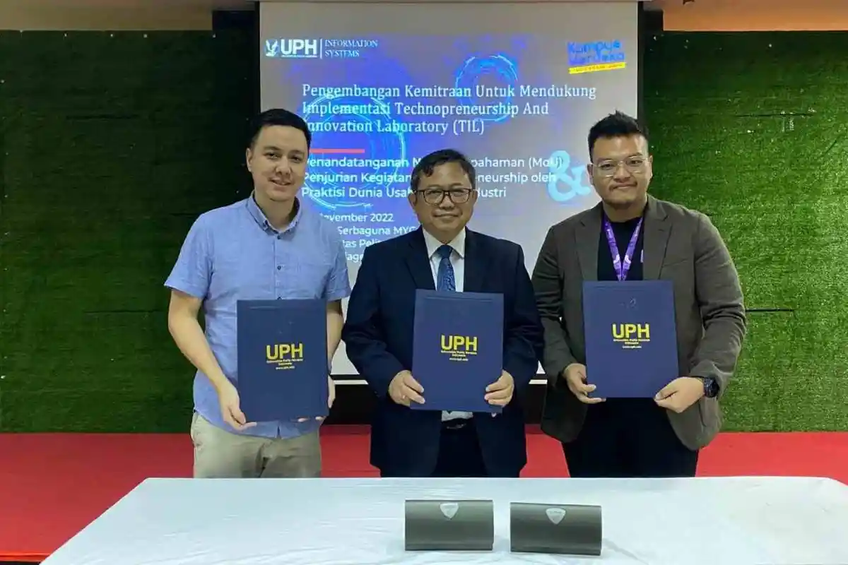 Godok Technopreneur Handal, UPH Gandeng SIMTEK dam Klikdaily Jawab Kebutuhan Industri