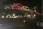 Video Gemerlap Lampu JPO Unnes Semarang Saat Malam Jadi Destinasi Foto