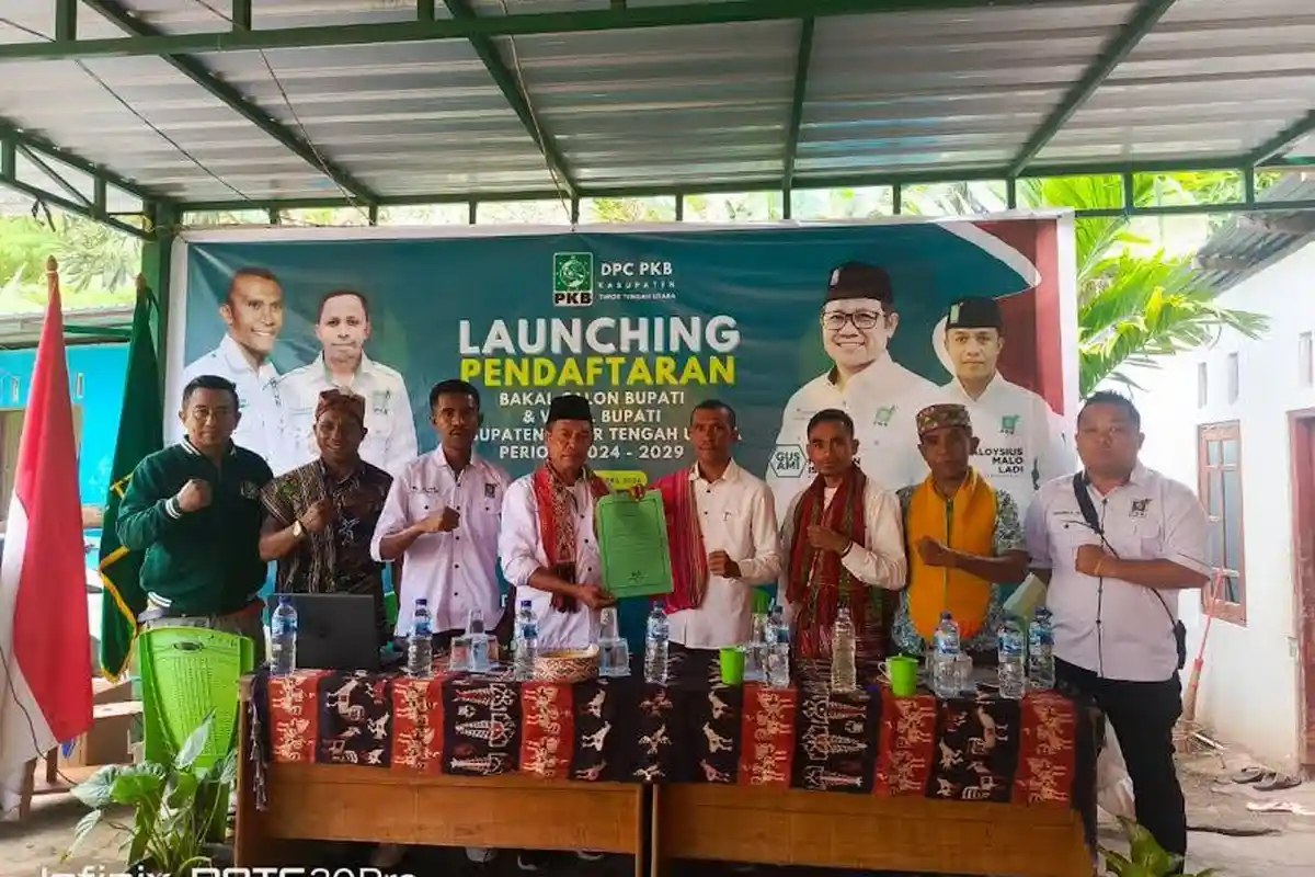 Pilkada Timor Tengah Utara, Theodorus Tahoni Daftarkan Diri Sebagai Bakal Calon Bupati di DPC PKB 