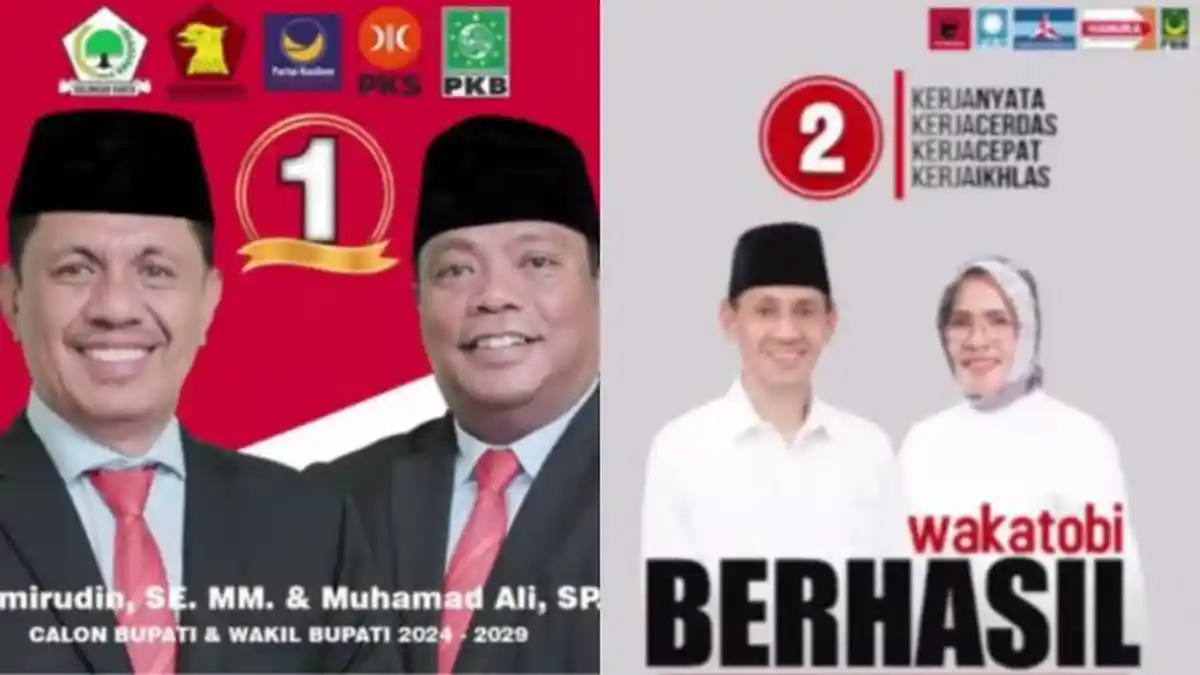 Debat Pilkada Wakatobi Sultra Hari Ini,  2 Paslon Kepala Daerah Adu Gagasan Soal Kemaritiman