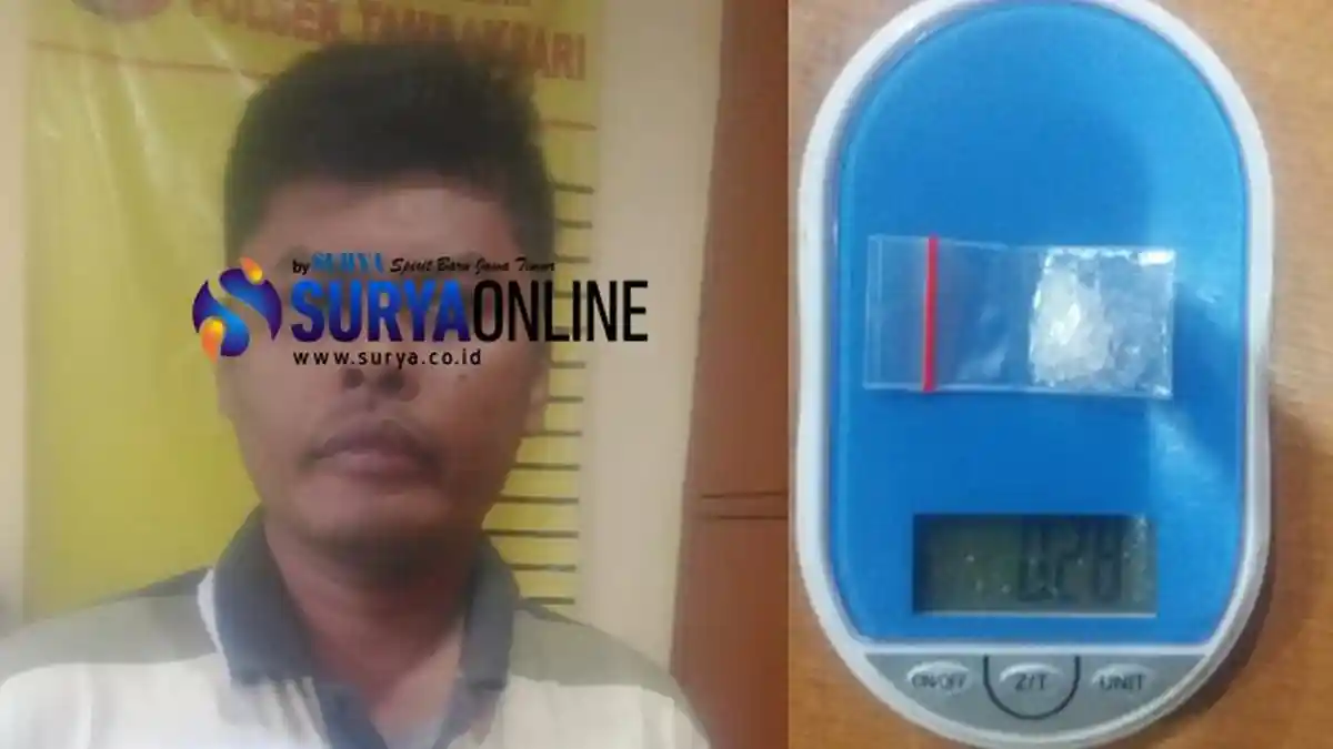 Oknum Polisi di Surabaya Ditangkap Usai Membeli Sabu di Jalan Kunti
