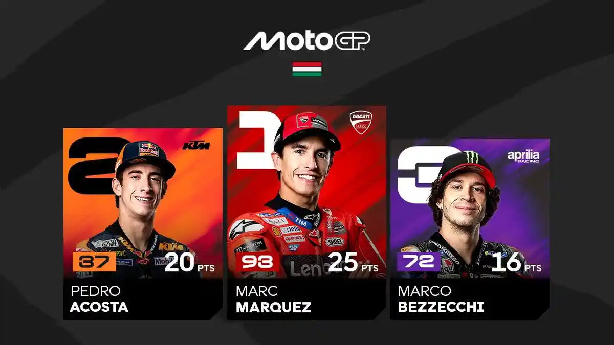 Hasil MotoGP Hungaria 2025, Marc Marquez Juara, Bezzechi Podium 3 ...
