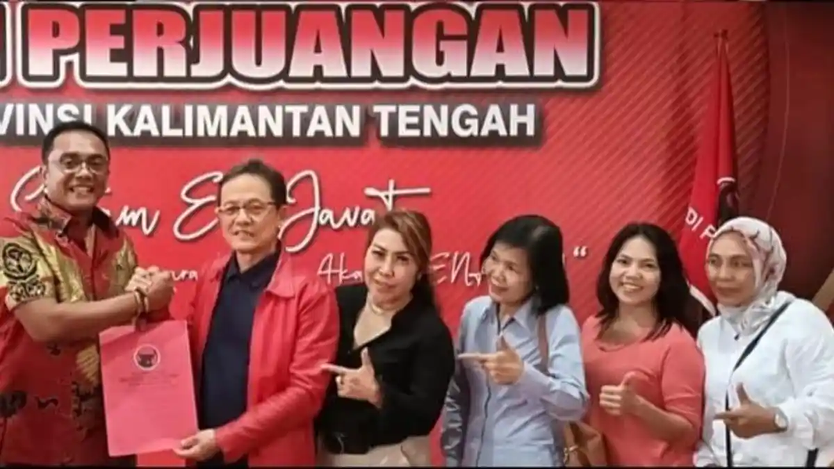 Daftar di PDIP Kalteng, Freddy Ering Bacawali Palangkaraya dan Lohing Simon Bacabup Gumas