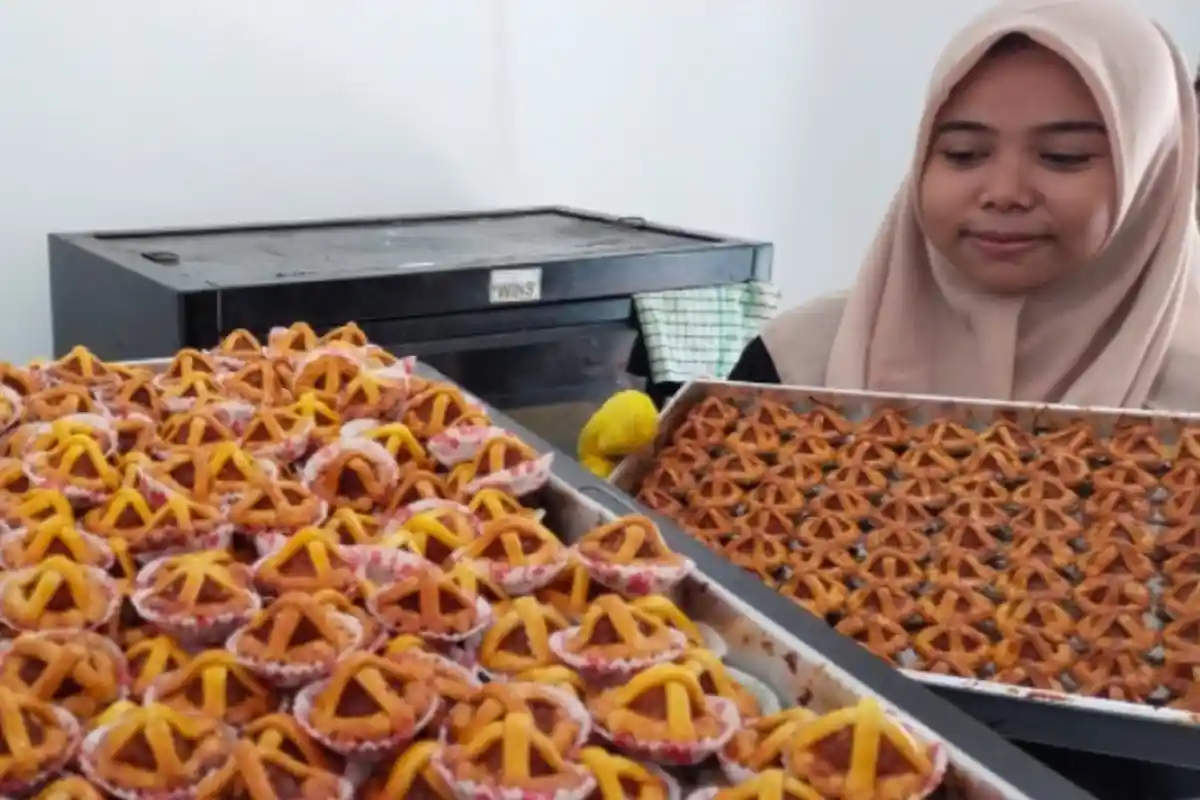Pie Nanas Jadi Buruan untuk Jajanan Lebaran dan Oleh-oleh Khas Kediri