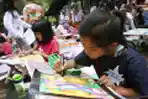 Lomba Mewarnai Cinta Puspa dan Satwa di Bandung Zoo