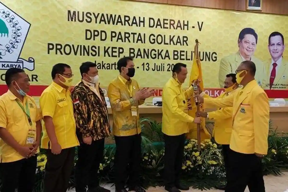 Terpilih Jadi Ketua DPD Partai Golkar Babel, Bambang Patijaya Diminta Menangkan 4 Pilkada 2020