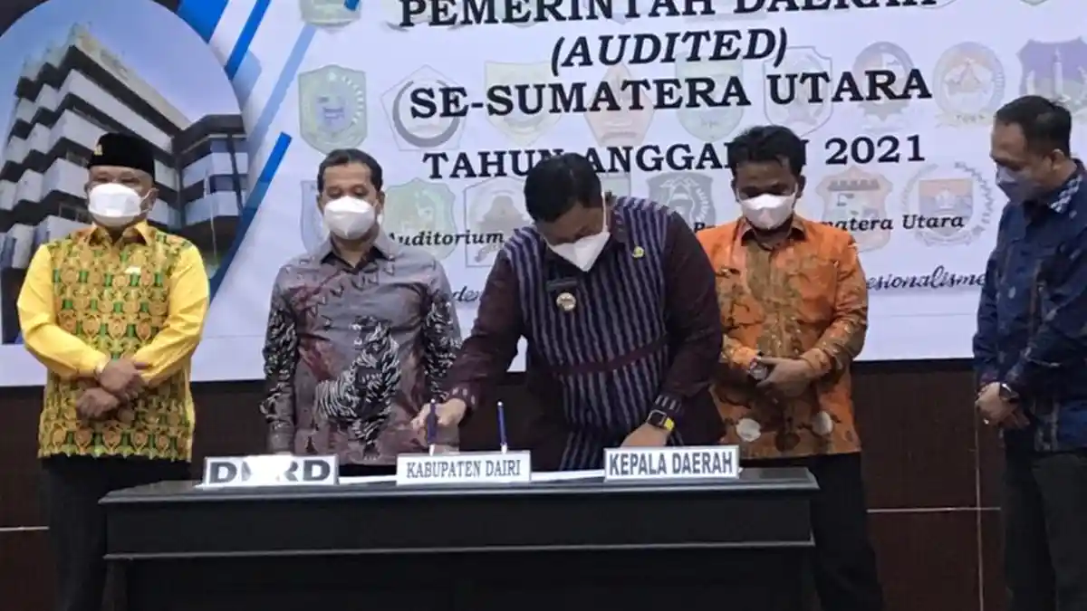 Prestasi Gemilang Kabupaten Dairi, Delapan Kali Berturut-turut Meraih WTP dari BPK Perwakilan Sumut