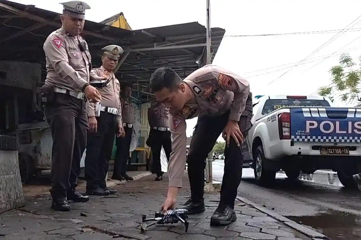 Hanya Dalam 3 Menit, 20 Pelanggar Lalu Lintas di Batang Terjaring ETLE Drone