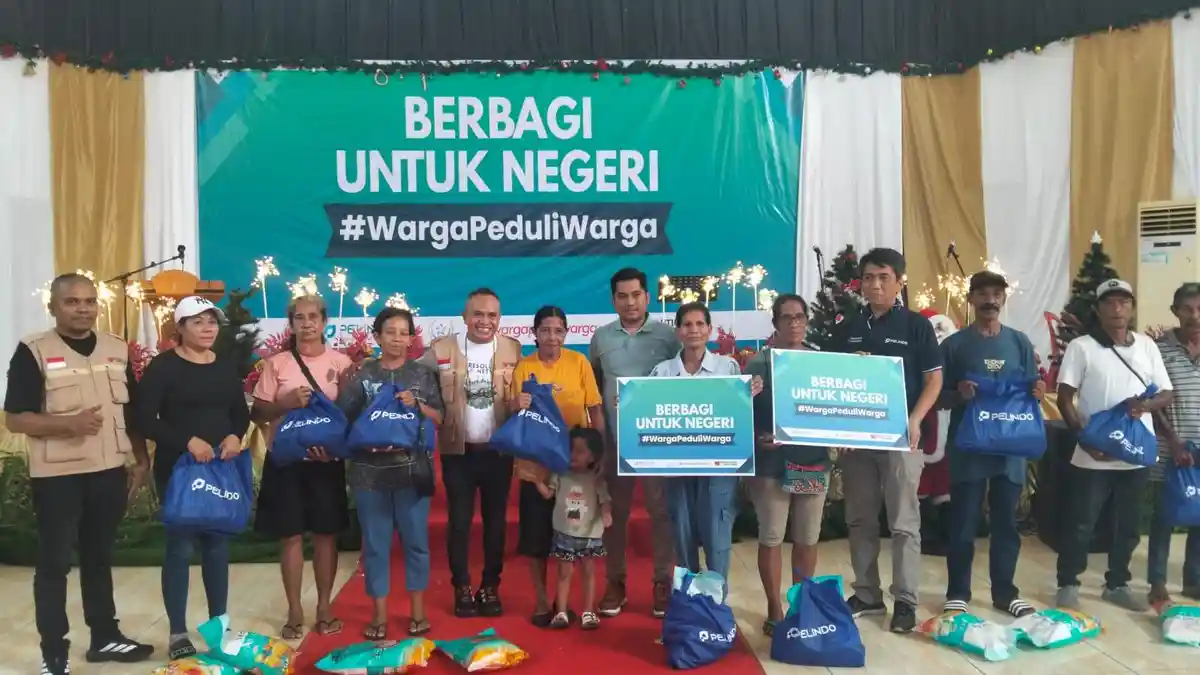 Pelindo Group Bagikan 1.000 Bantuan Sembako Kepada Masyarakat Kota Ambon 