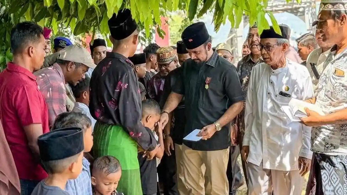 Masyarakat Blang Geulumpang  Aceh Timur Laksanakan Khanduri Laot
