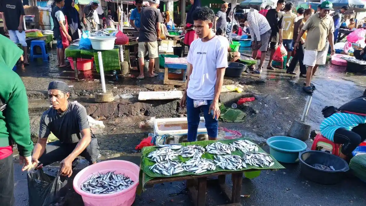 Update Harga Ikan di Pasar Mardika Ambon: Tatari Rp 10 Ribu, Kawalinya Rp 20 Ribu