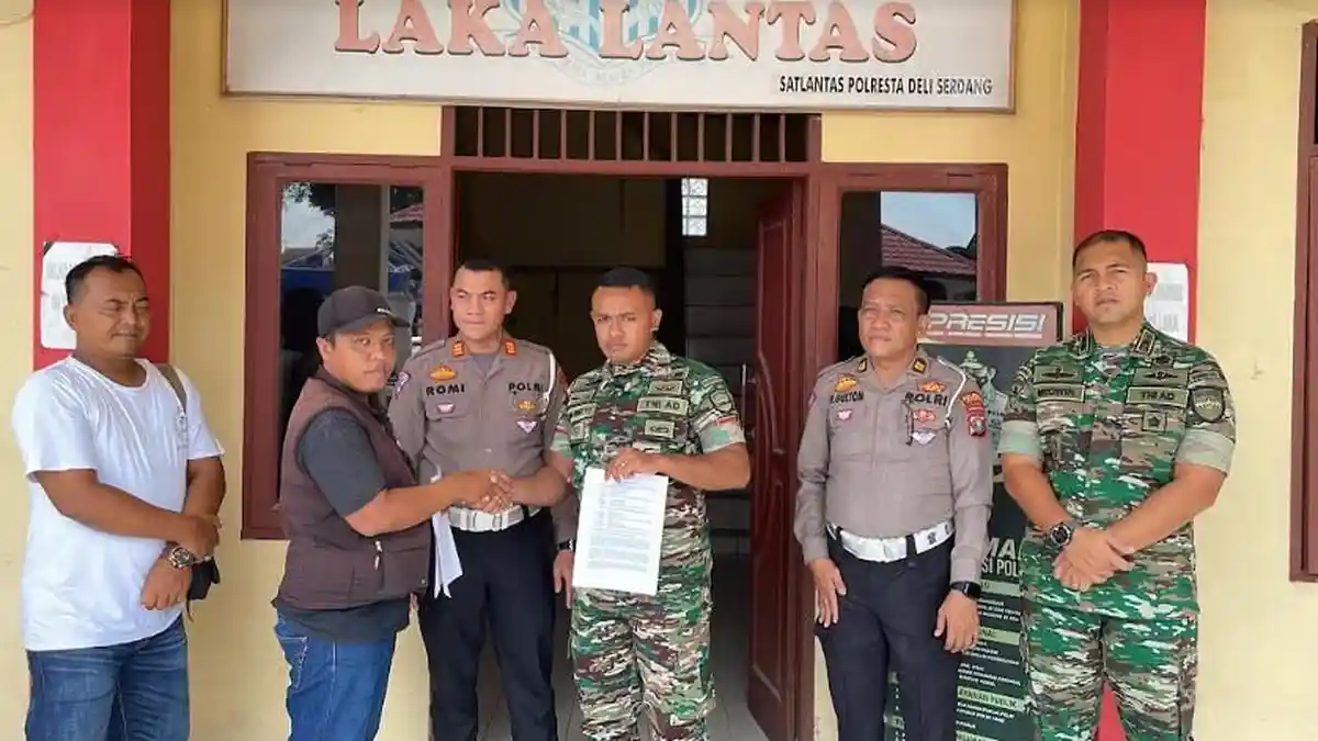 Anggota TNI Tendang Kepala Pengendara Dilatari Istrinya Ditabrak hingga Pendarahan, Sudah Berdamai