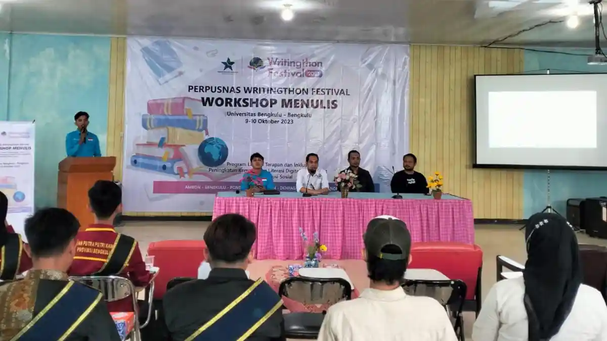 Perpustakaan UNIB & Onschool Indonesia Tingkatan Literasi Digital Masyarakat di Kalangan Civitas