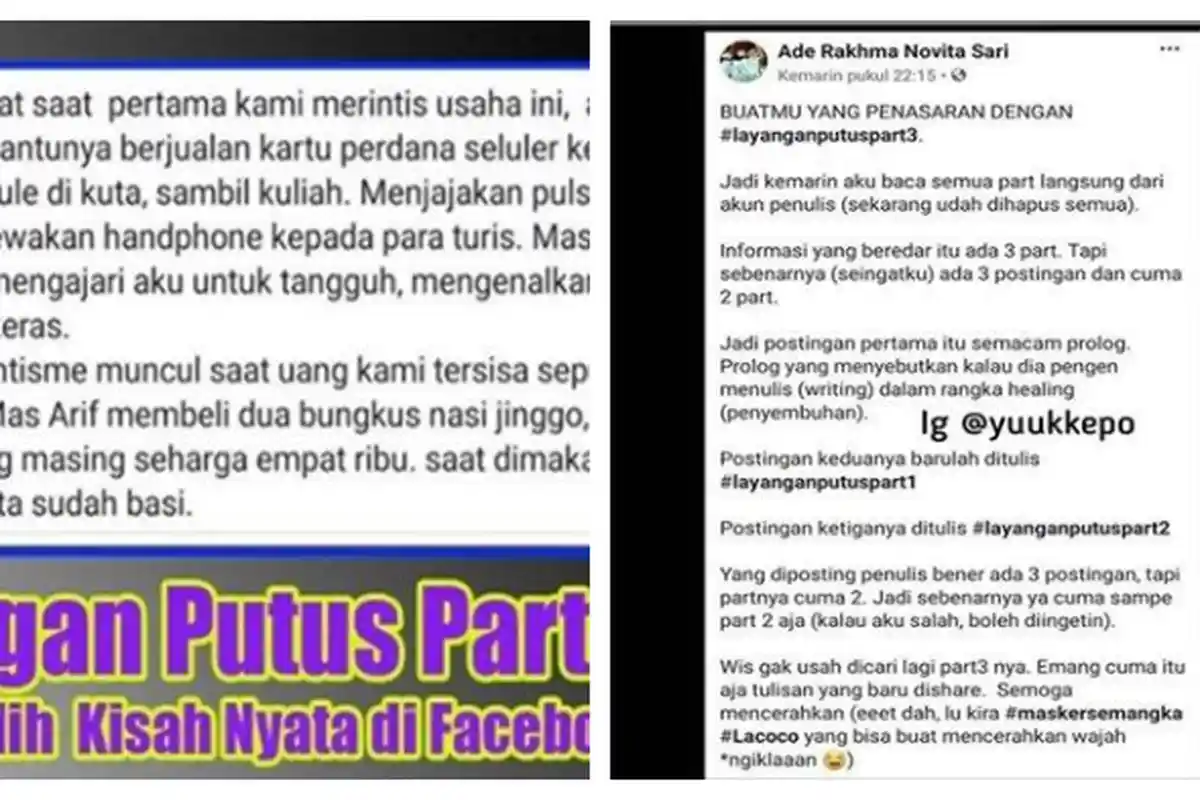 Cerita Lengkap Layangan Putus Part 1 dan Part 2 Serta Kabar Adanya Bocoran Part 3 dari Mommy ASF