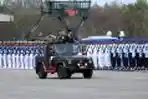 Presiden RI Irup Peringatan HUT TNI ke-70 di Banten