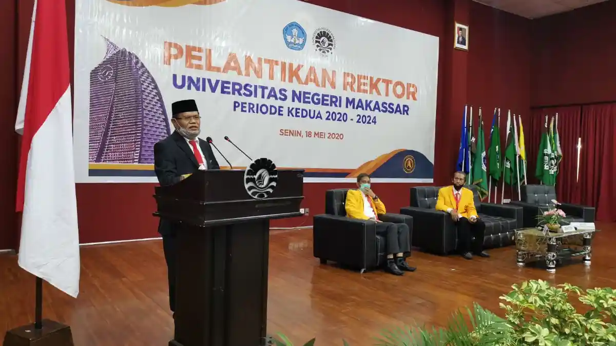 Prof Husain Minta Maaf, Pelantikan Rektor UNM Tetap Digelar di Masa Pandemi Covid-19
