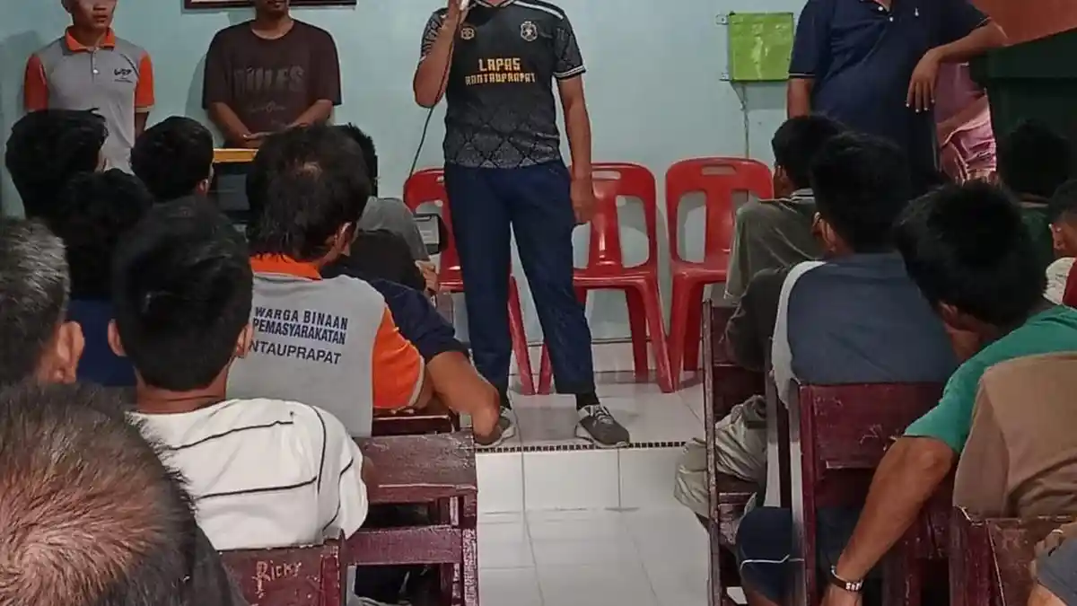 Warga Binaan Rantauprapat Gelar Syukuran Natal dan Tahun Baru 2024: Supaya Terjalin Silaturahmi