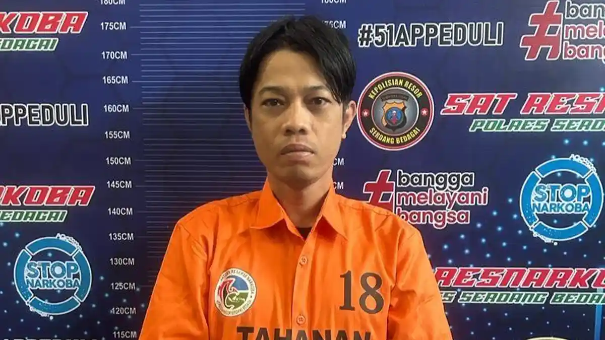 Polres Sergai Ringkus Pengedar Sabu di Dolokmasihul