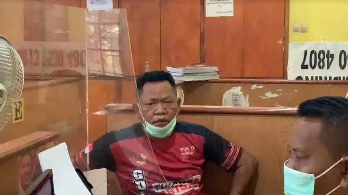 INILAH Tampang Ketua OKP yang Gebuki Satu Keluarga di Medan Area saat Ditangkap Polisi