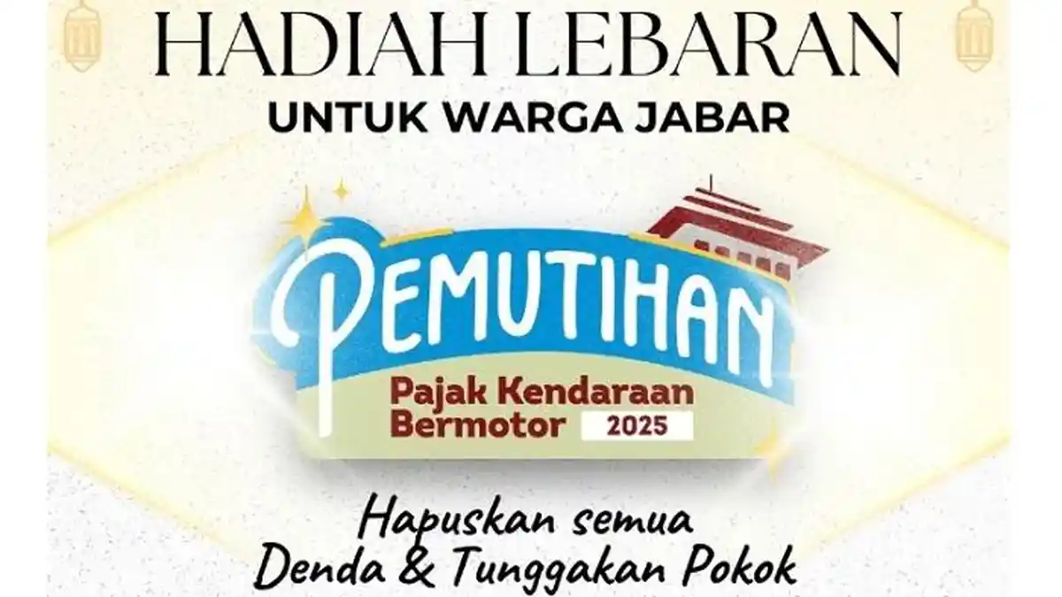 Jabar Gelar Pemutihan Pajak Kendaraan Bermotor, Ini Jadwalnya