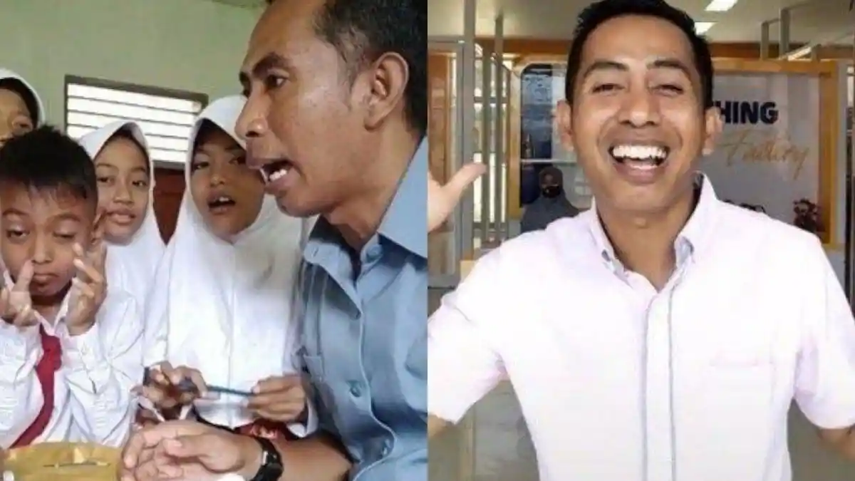 Sosok Guru Ribut yang Beri Siswa SD Rp 1 Juta karena Buktikan Sapi Makan Martabak, Dulu Iringi Artis