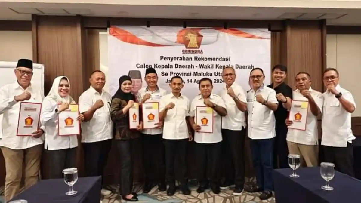 Bapaslon JUJUR kantongi Rekomendasi Gerindra di Pilkada Halmahera Barat 2024