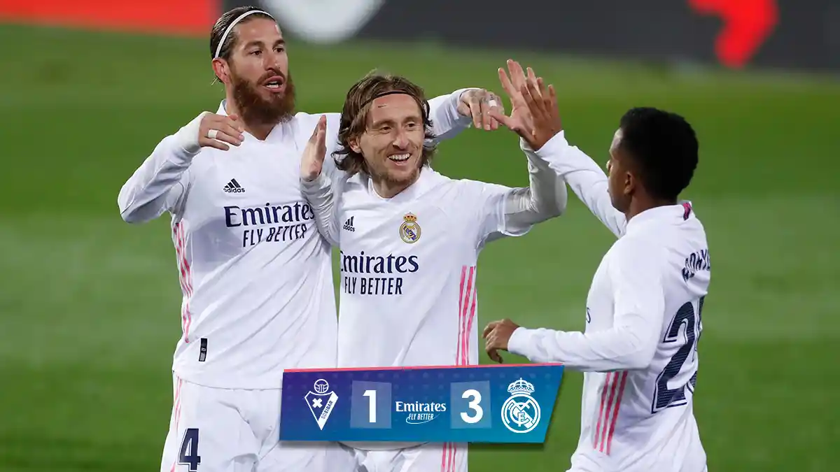 Hasil Liga Spanyol Eibar vs Real Madrid, Diawali dengan Gol Karim Benzema, Real Madrid Menang