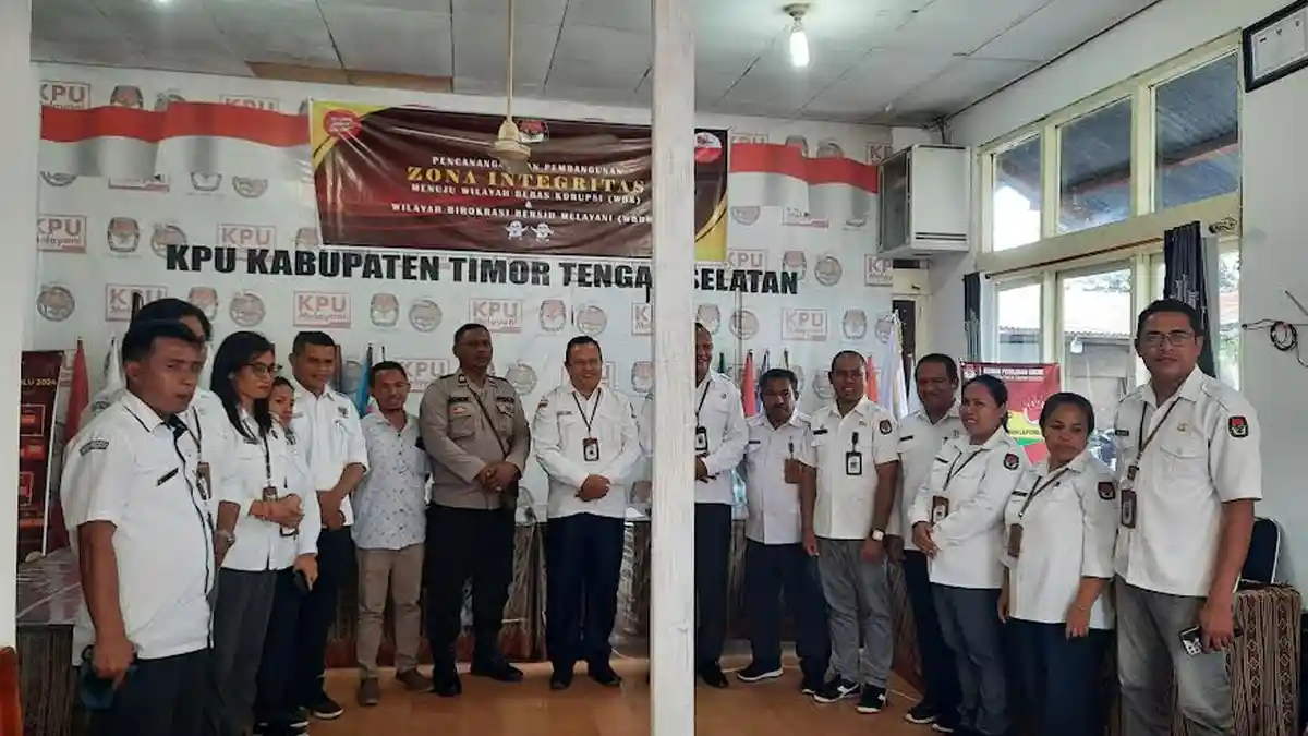 NTT Memilih, KPUD Timor Tengah Selatan Canangkan Zona Integritas Menuju WBK dan WBBM
