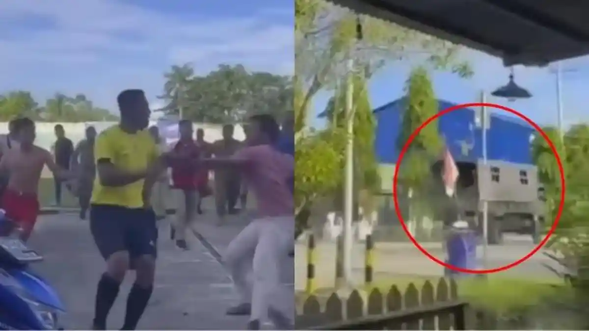 Viral Wasit TNI Dikeroyok Penonton saat Pertandingan Sepak Bola, Langsung Dikejar Balik Satu Kompi