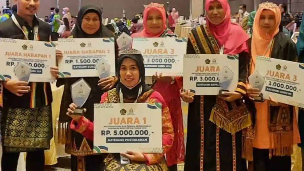 Hebat, Enam Guru dan Tenaga Pendidik Aceh Raih Anugerah GTK Prestasi 2021