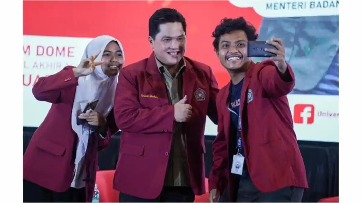 Erick Thohir Potensial Menguat di Basis Pemilih Milenial