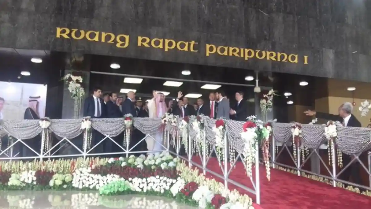 DPR Putar Film Dokumentasi Hubungan Diplomasi Arab Saudi dan Indonesia