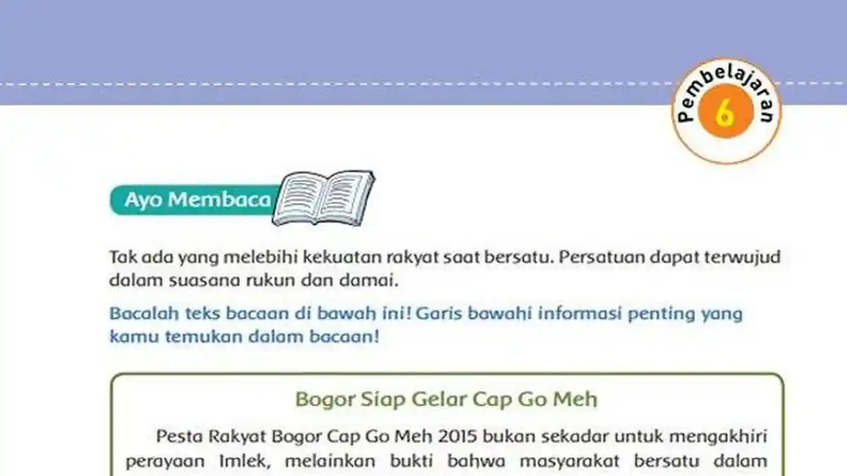 KUNCI JAWABAN Tema 3 Kelas 5 SD Halaman 79 - 82 Subtema 2 Pembelajaran 6 Pentingnya Makanan Sehat