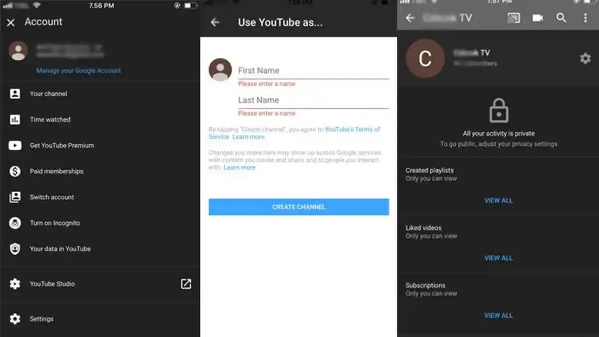 Cara Membuat Channel YouTube di HP Android/iOS dan Laptop dengan Mudah