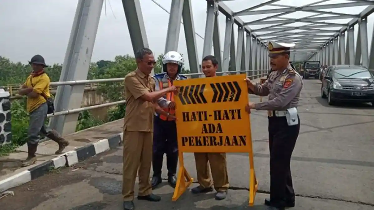 Rampung Diperbaiki, Jembatan Monjot di Majalengka Bisa Dilalui Mobil Lagi, Tonase Dibatasi