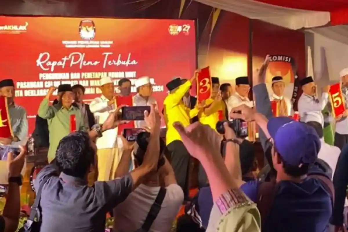 Deretan Nomor Urut Calon Bupati dan Wakil Bupati Lombok Timur Pilkada 2024