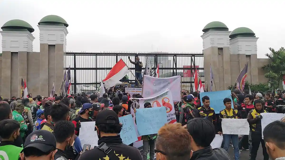 Ada Demo Ojol Jabodetabek, Hindari Tiga Kawasan Ini Demi Terhindar dari Macet