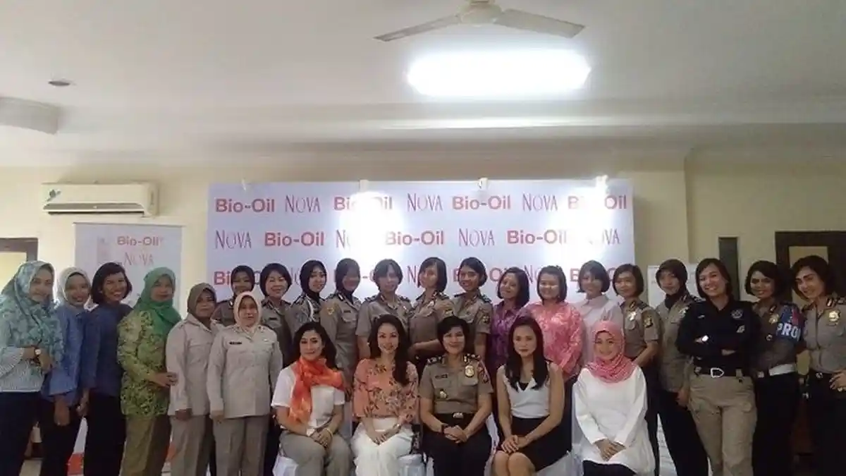 Bio Oil Office Visit di Jaksel Jawab Permasalahan Kulit yang Dialami Para Polwan