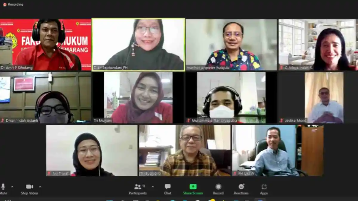 Jalin Kerjasama Dengan UKSW FH USM Siap Sukseskan MBKM