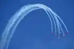 Aksi Memukau Tim Aerobatik Jupiter di Bali International Airshow