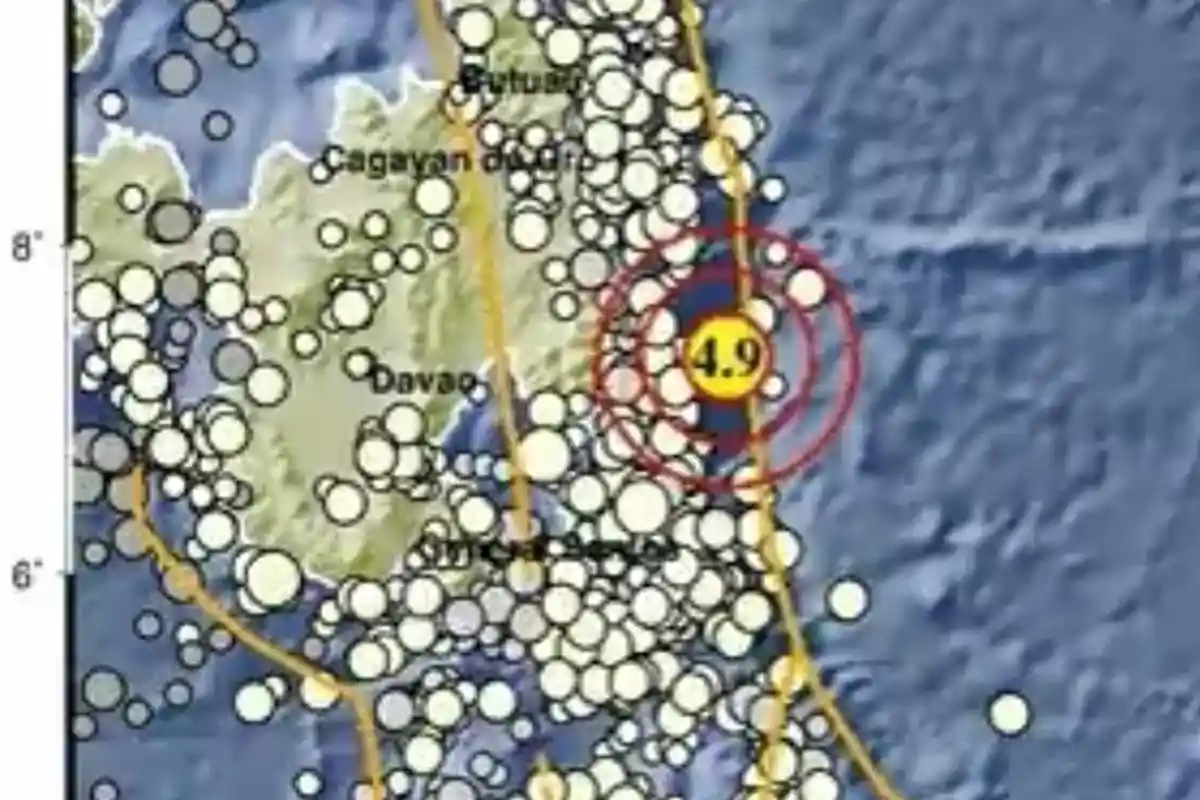 Gempa Terkini Siang Kamis 25 April 2024, Melonguane Sulawesi Utara Diguncang Mag 4.9 SR Info BMKG