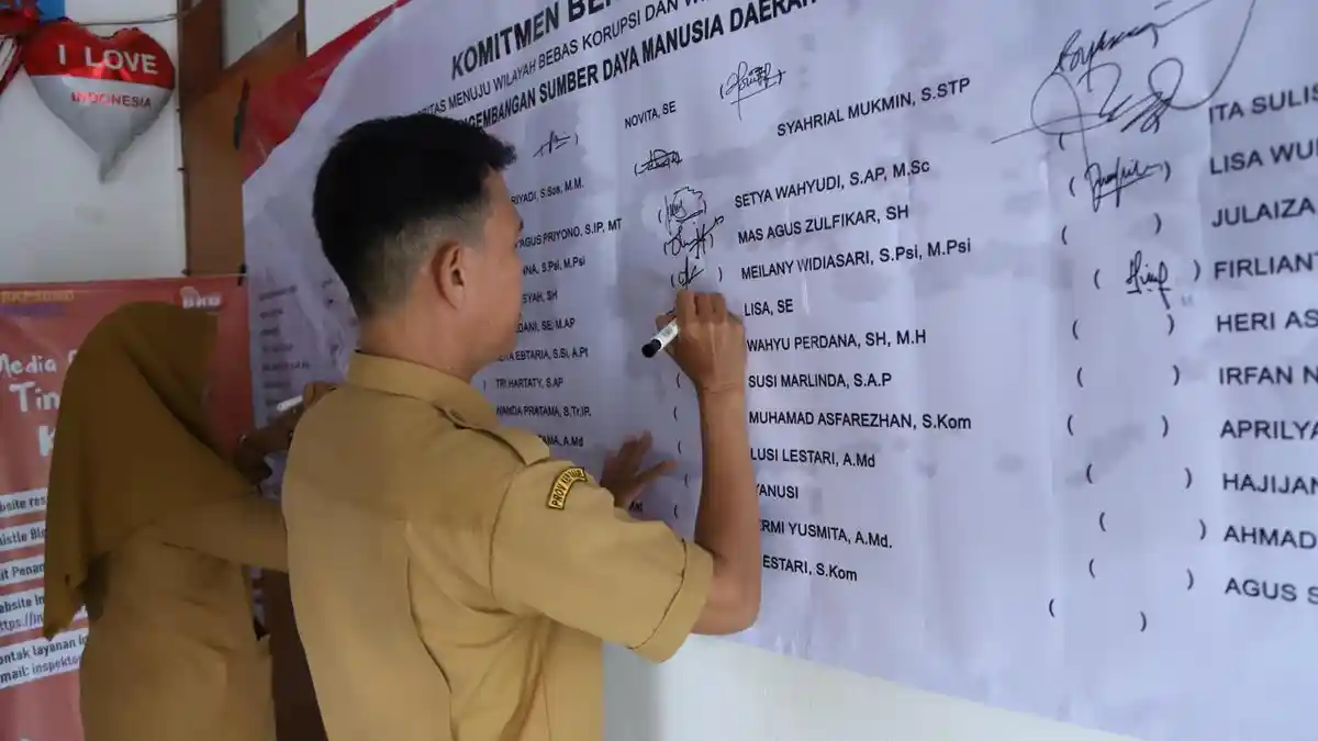 BKPSDMD Bangka Komitmen Bangun Zona Integritas WBK dan WBBM