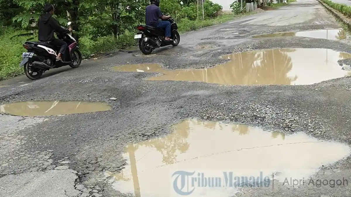 Jalan Kabupaten di Desa Kuala Rusak Parah, Ini Kata Kadis PUTR Boltara